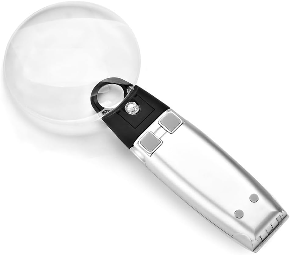 JSEIAJB Handheld Magnifier Magnifier Reading Magnifying Glass for Reading Book Inspection Coins Map