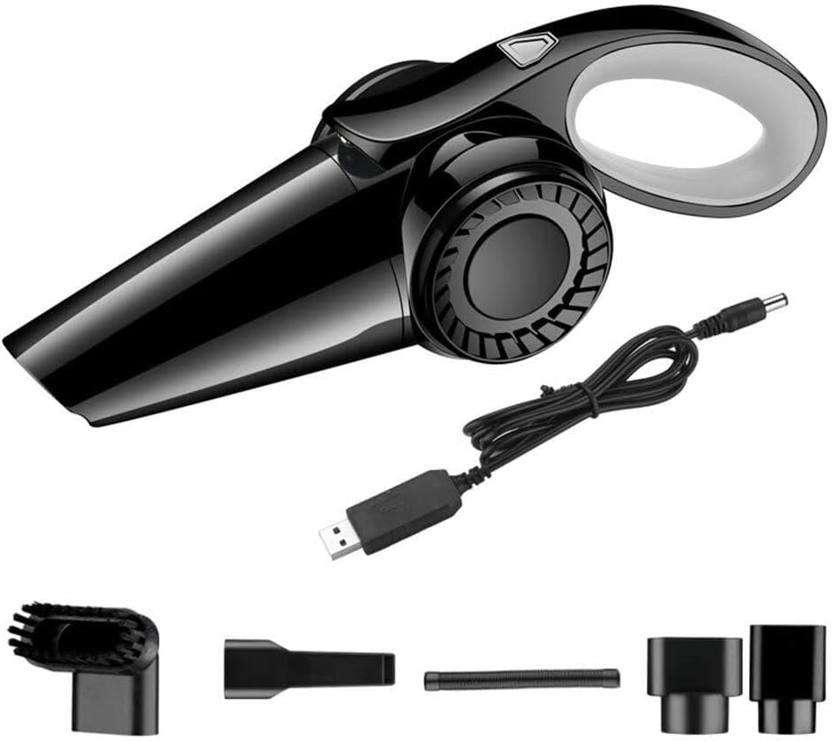 Handheld Vacuum Cordless, Handheld Vacuum Cleaner with Light and HEPA Filter, Car Vacuum, High Power 120W 4500PA Stronger Suction for Car Home Pet Kitchen Office