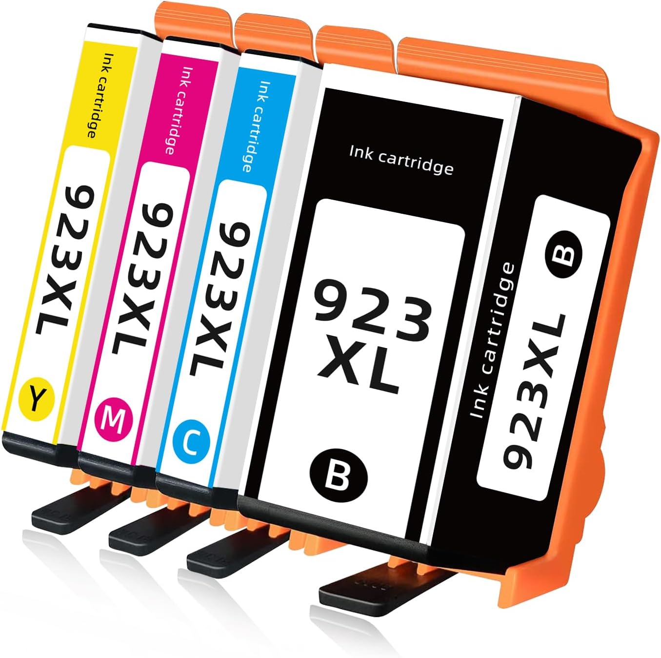 923XL (923e) Ink Cartridges Fit for HP OfficeJet Pro 8130e 8135e 8125e Printers Replacement for 923 e XL for HP923 8122e 8138e 8139e 8124 8124e 8125e 8130 8132e 8134e Black Cyan Magenta Yellow 4 Pack