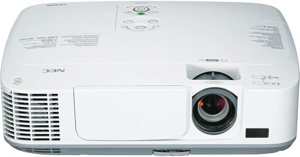 NEC NP-M300W WXGA (1280 x 800) LCD Projector - HD 720p - 3000 ANSI lumens (Renewed)