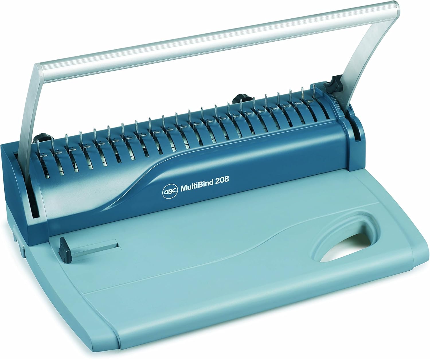 GBC MultiBind 208 Multifunctional Binder, 8 Sheet Punch Capacity, 125 Sheet Binding Capacity, A4, Blue, 4400110