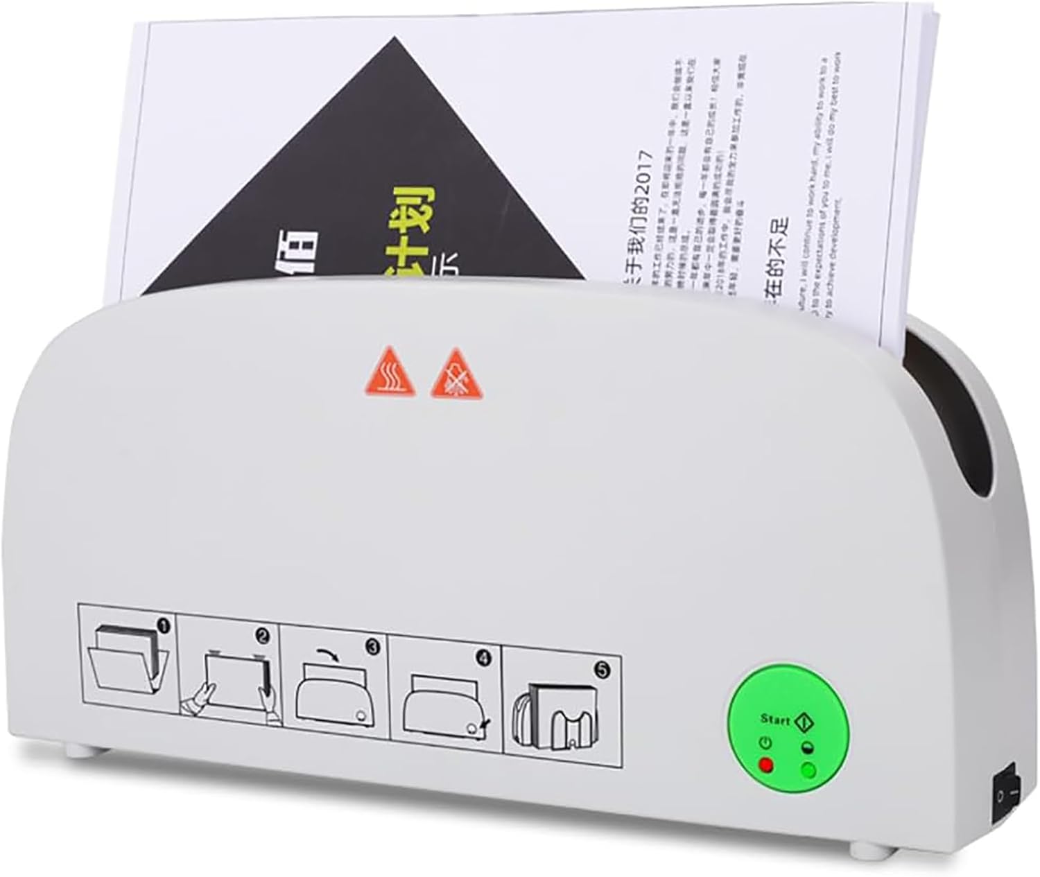 JKSVTF Electric Hot Melt Binding Machine, A4 Thermal Binding Machine with 33mm Max Binding Thickness, for Photo Album, Documents and Reports, Ideal for Office Use