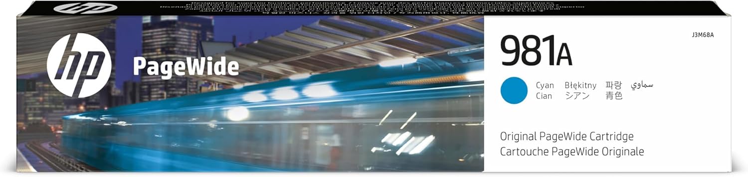 HP 981A | PageWide Cartridge | Cyan | J3M68A
