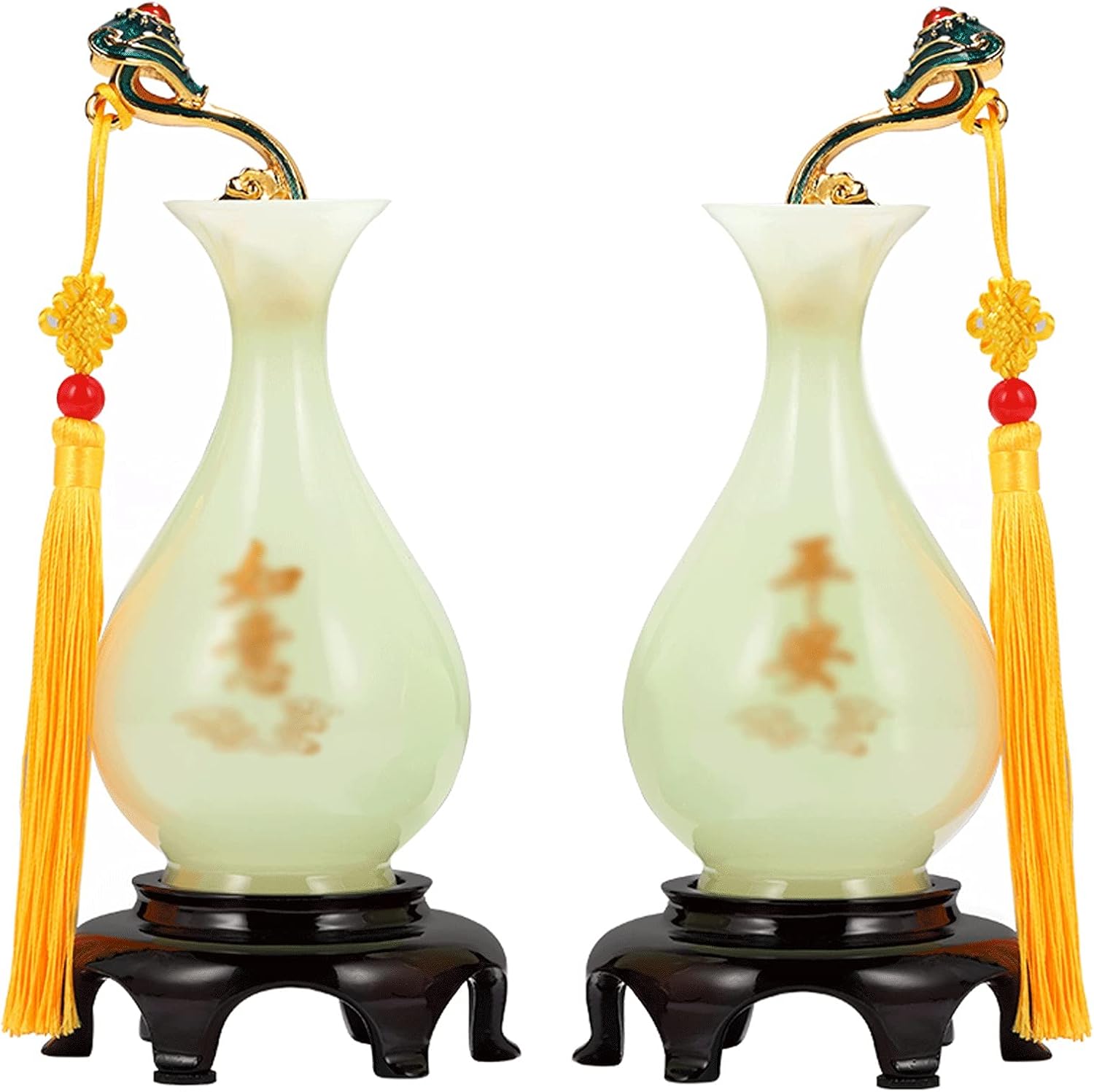 IIPOSAQQ Flower Vase Home Decor Office Décor Feng Shui Home Decor Stylish Decorative Tabletop Decoration