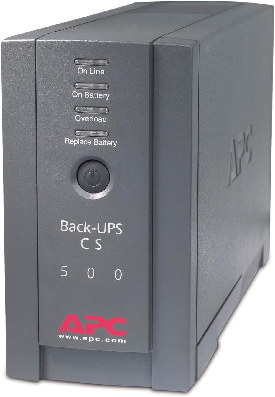 APC Battery Back Up Surge Protector, 500VA Backup Battery Power Supply, BK500BLK Back-UPS