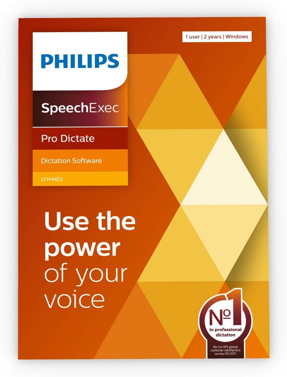 Philips LFH4422/00 dictation software SpeechExec Pro 2-year subscription
