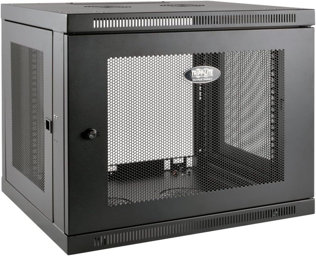 Tripp Lite 9U Wall Mount Rack Enclosure Server Cabinet, 20.5 in. Deep, Switch-Depth (SRW9UDP)