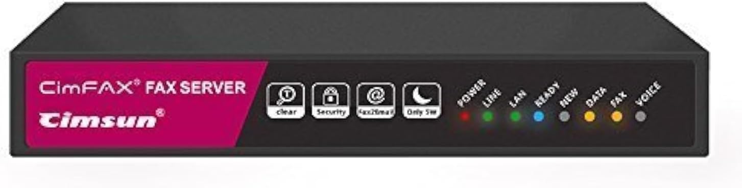 Windows PC Fax Over Fax Line CimFAX A5 Fax Server Send & Receive Remotely Paperless Fax Machine/Online Fax Get Fax on Phone