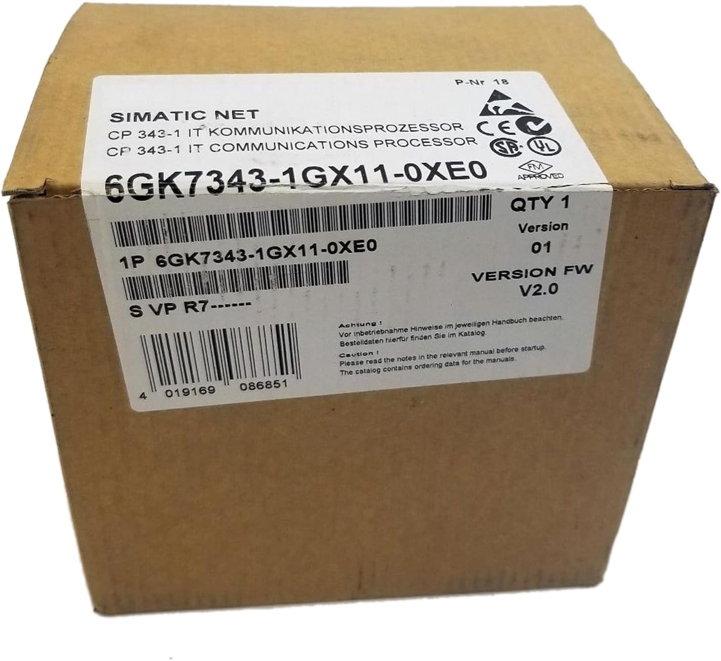 CungSu 1 Pcs 6GK7343-1GX11-0XE0 New in Box 6GK73431GX110XE0 Expediated