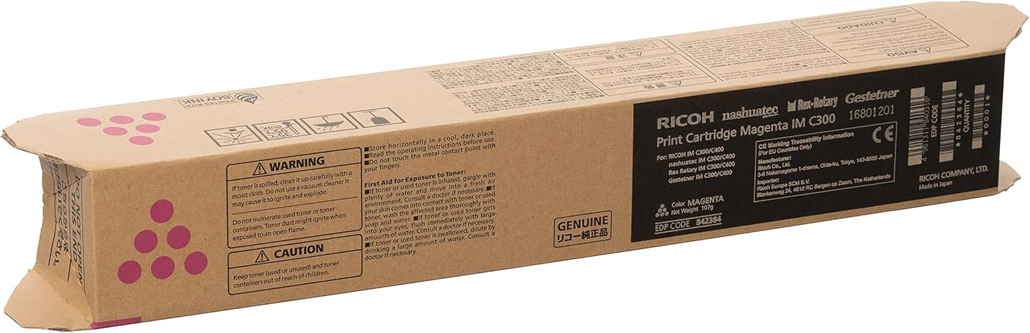Ricoh - Consumables Toner Cartridge Magenta im C300 (6000p at 5 a4) 27 6000p Black