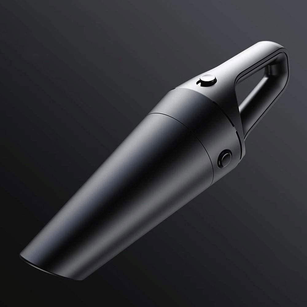 CYRMPQ Portable Handheld Vacuum, Hand Vacuum Cordless with Powerful Cyclonic Suction, USB Rechargeable,Car Home Wireless Hand-held Vacuum Cleaner(Black)