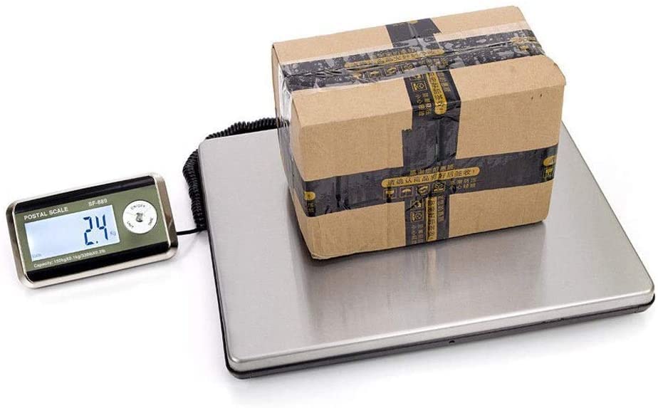 High Precision Electronic Scale - 150kg .1G Profession Postal Weighing Parcel Scale Pet Scales Stainless Steel Platform Scales