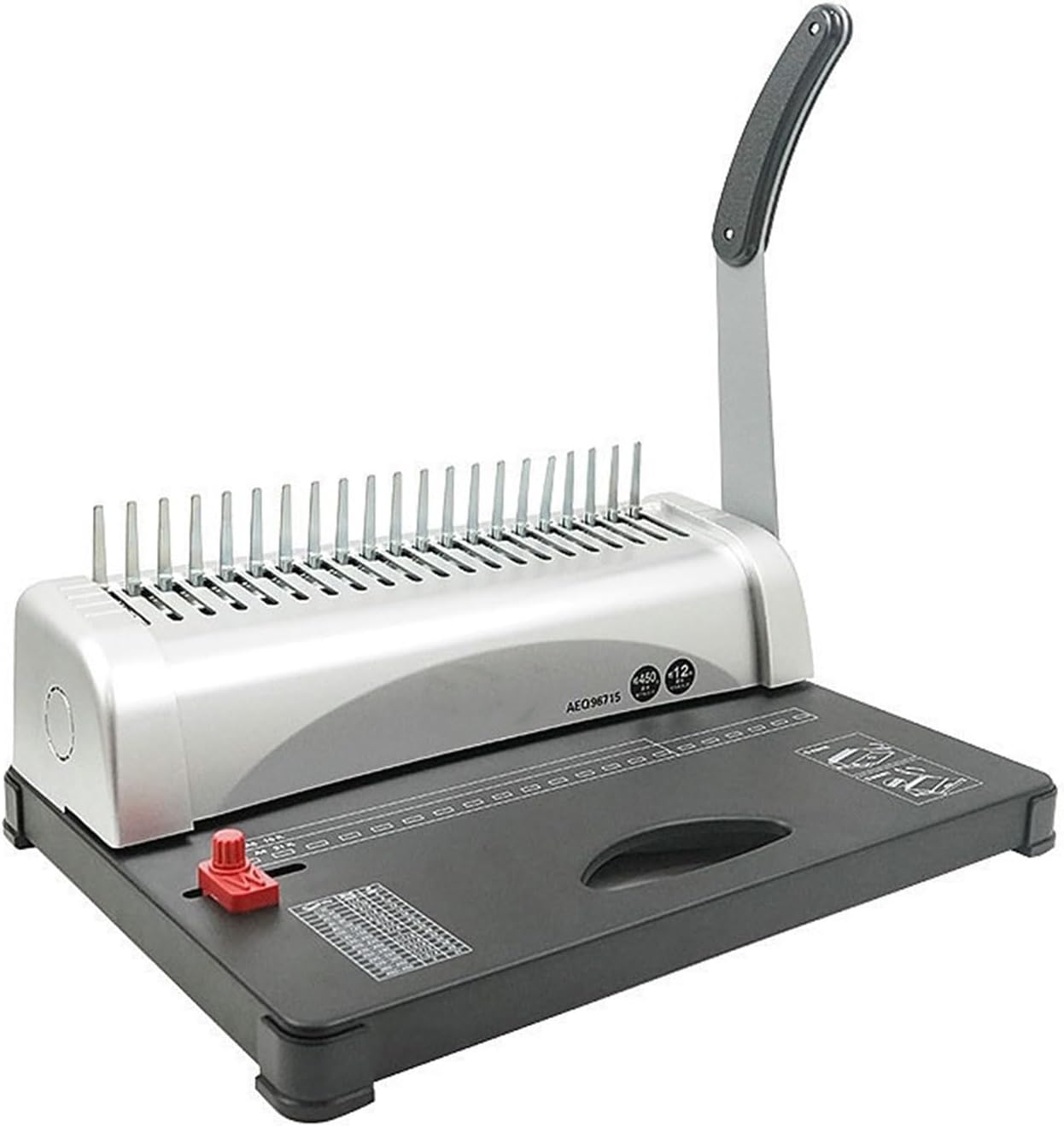 Binding Machines, Manual Comb Punch 21 Holes Tender Binding Machine 10 Holes Clip Strip A4 Clip Strip Rubber Ring Binding Machine