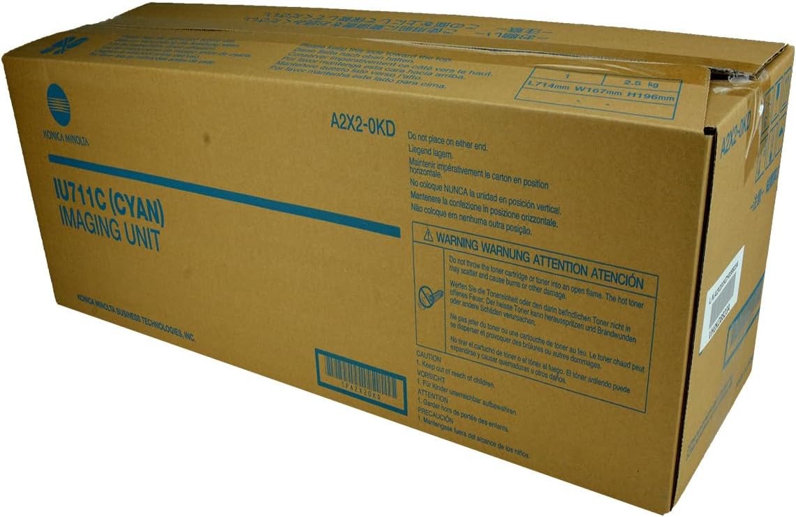 The Cartridge People OEM Konica Minolta IU711C, A2X20KD, Cyan Imaging Unit, 155,000 Pages, BIZHUB C654, BIZHUB C654E, BIZHUB C754, BIZHUB C754E, BIZHUB PRO C754E