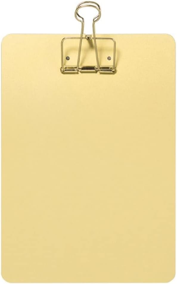 EWUROI Clipboard Metal Writing Pad File Folders Document Holder School Stationery Gifts
