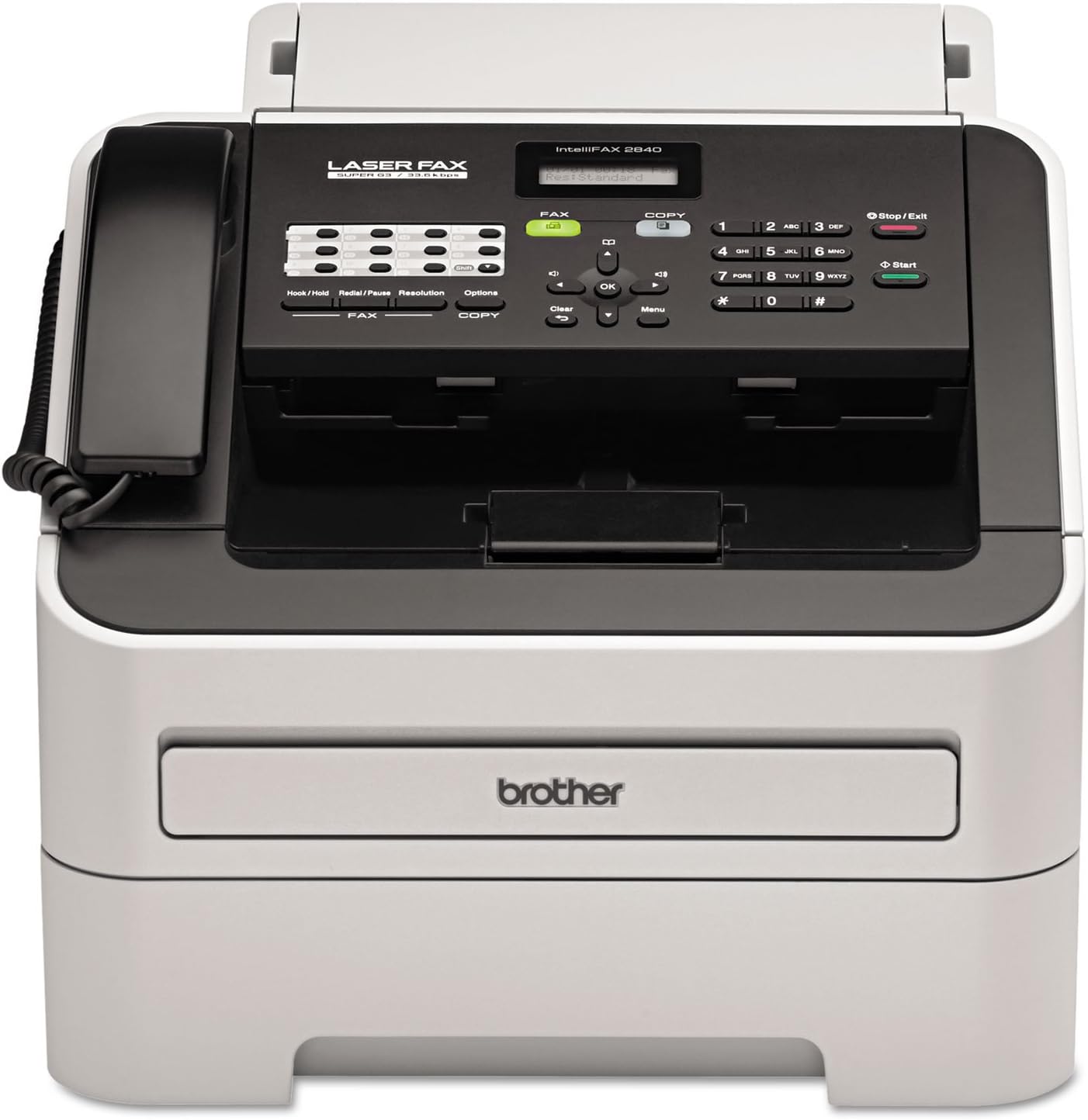 Brother, BRTFAX2840, IntelliFax-2840 High-Speed Laser Fax, 1 Each