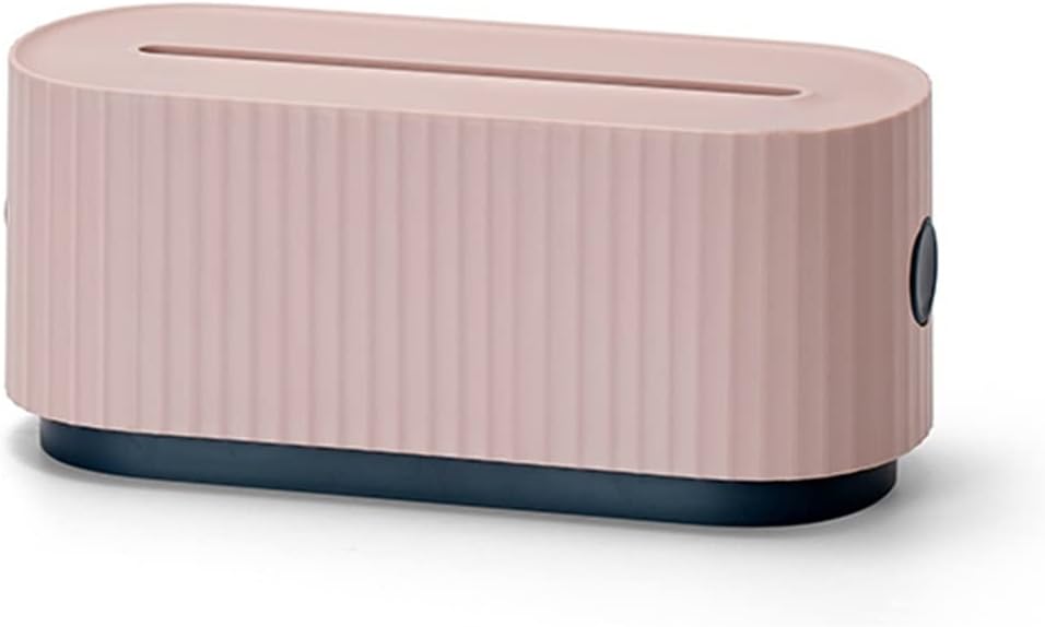 GTORCZDF Cable Organizer Box Plug-in Board Storage Box Wire Socket Finishing line Box Blocking Desktop Power Charging line Plug-in line hub Box Cable Management Box (Pink)