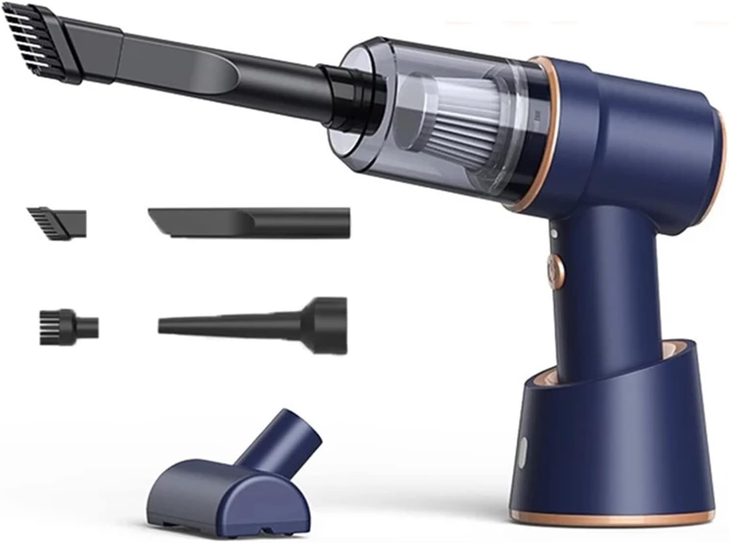 WAGNUS Wireless Handheld Car Vacuum Cleaner with 3 HEPA Filters Dual Use Air Blower Electric Air Duster + Charging Base/LED Flashlight,Without Charging Base