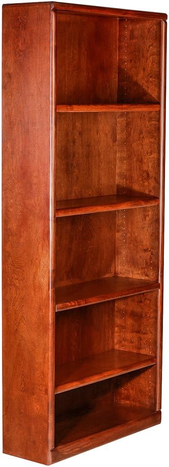 FOREST DESIGNS Bullnose Alder Bookcase: 36W x 36H x 13D 36H Whitewash Oak