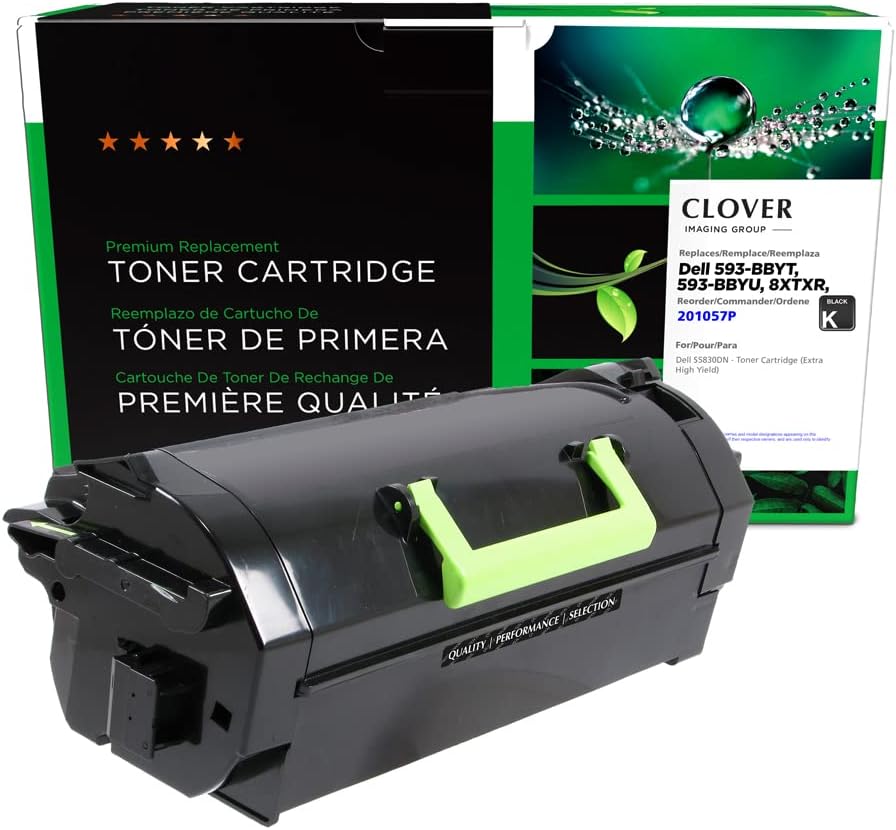 Clover Remanufactured Toner Cartridge Replacement for Dell S5830 | Black | Extra High Yield