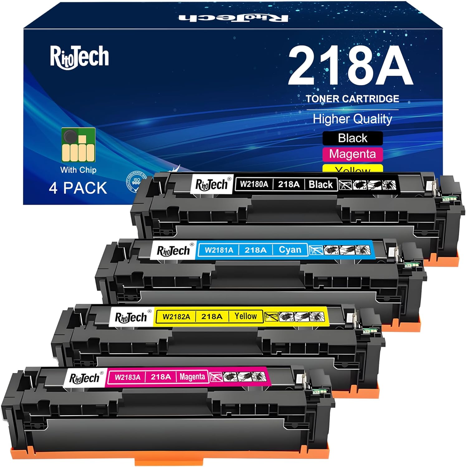 218A Toner Cartridge with Chip Version,Compatible for HP 218A 218X W2180A for HP Color LaserJet Pro MFP 3301fdw 3201dw 3301sdw 3301cdw 3201 3301 Series Printer