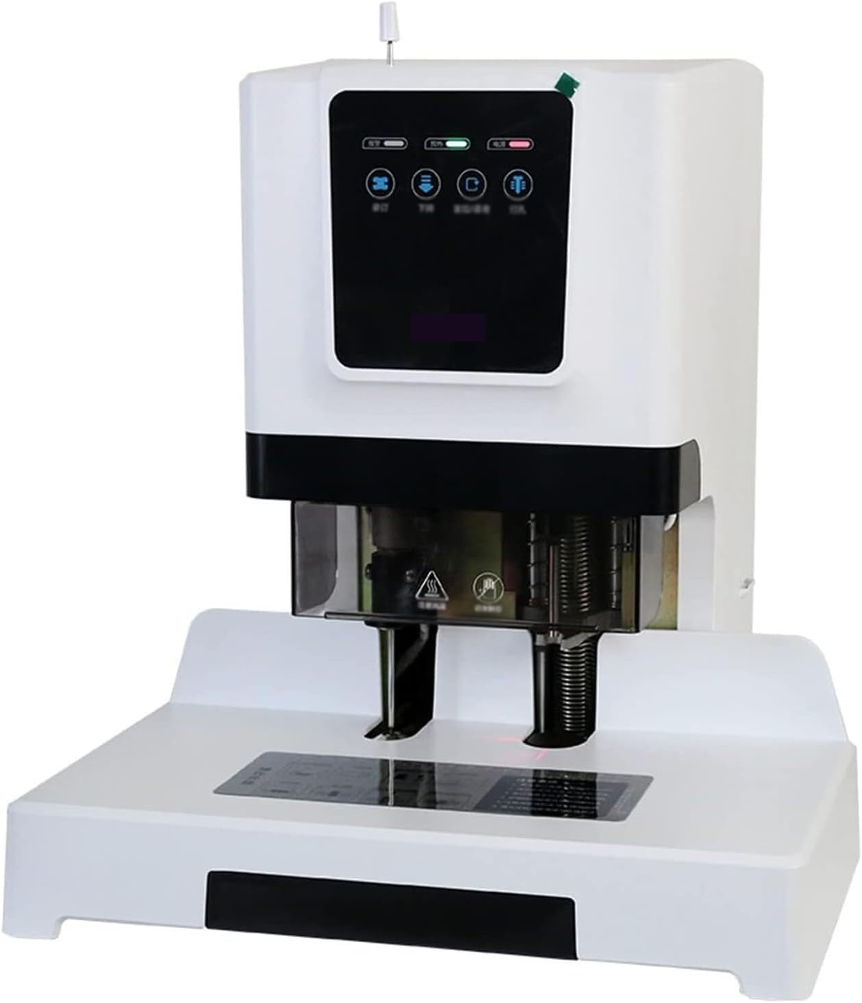 Bill Voucher Binding Machine, Automatic Hot-Melt Punching, 50mm Thickness, 15s Fast Binding, Electric Binding with High-Sensitivity Touch Buttons