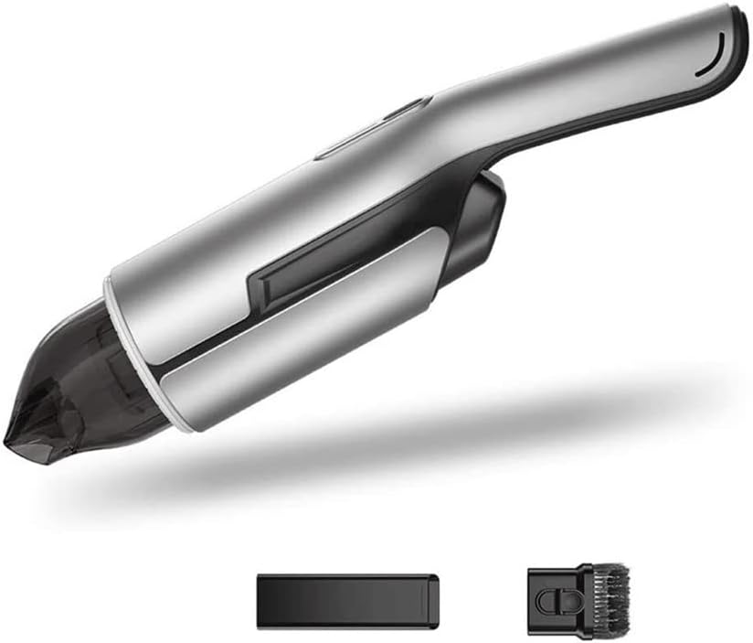 WAGNUS Vacuum Cleaner Wireless Mini Handheld Dual Filter Vacuum Cleaner, Portable Strong Suction Dual Purpose Dry and Wet Vacuum Cleaner, Multi-Function Large Capacity Battery Non-Slip Handle Su