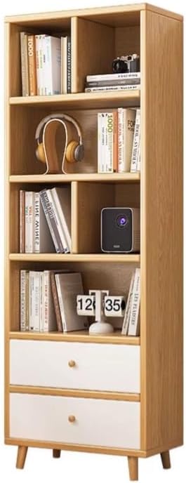 HEXEH Shelf Bookcase Bookshelf Living Room Floor-to-Ceiling Wall-Mounted Corner Storage Rack Home Narrow Vertical Cabinet Display Bookcase Bookcase Storage Shelves, ZHONGXIAOFEI2023