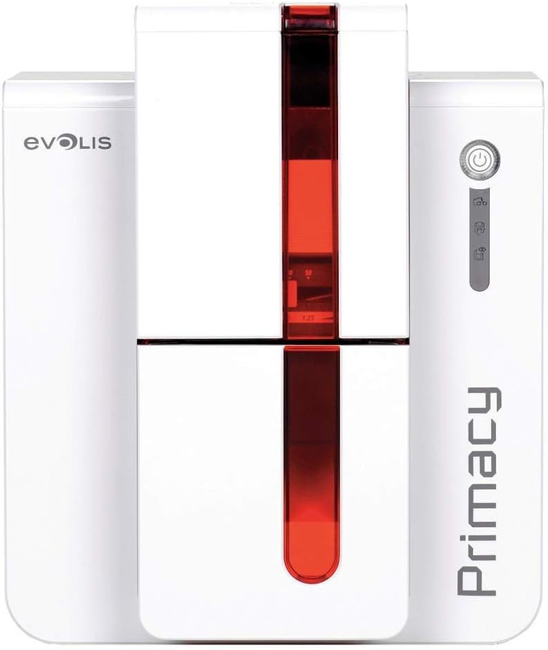 EVOLIS, CARD PRINTER, PRIMACY SIMPLEX EXPERT - FIRE REDEXPERT PRINTER WITHOUT OPTION, USB & ETHERNET