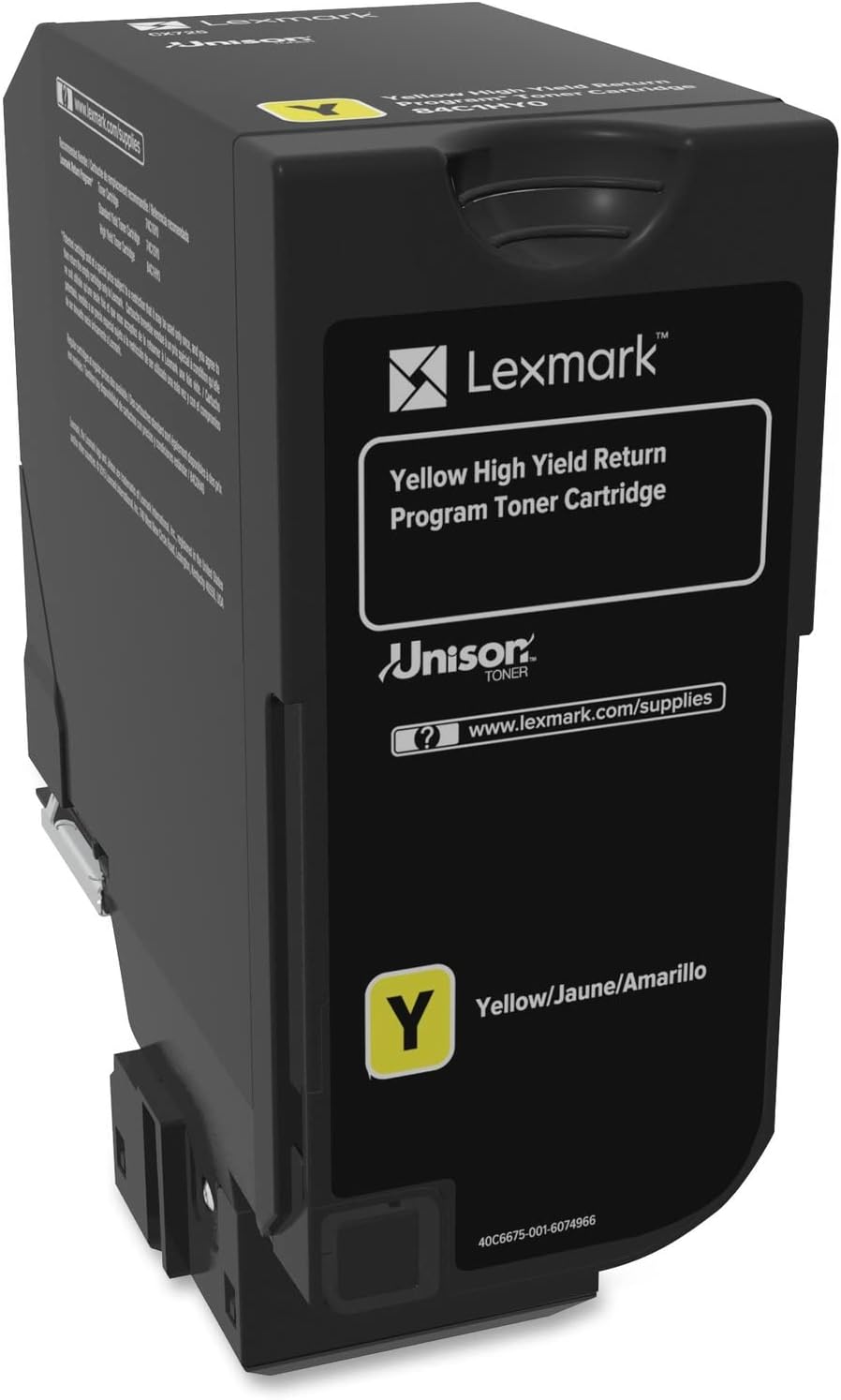 Lexmark 84C1HY0 CX725 Yellow High Yield Return Program Cartridge Toner