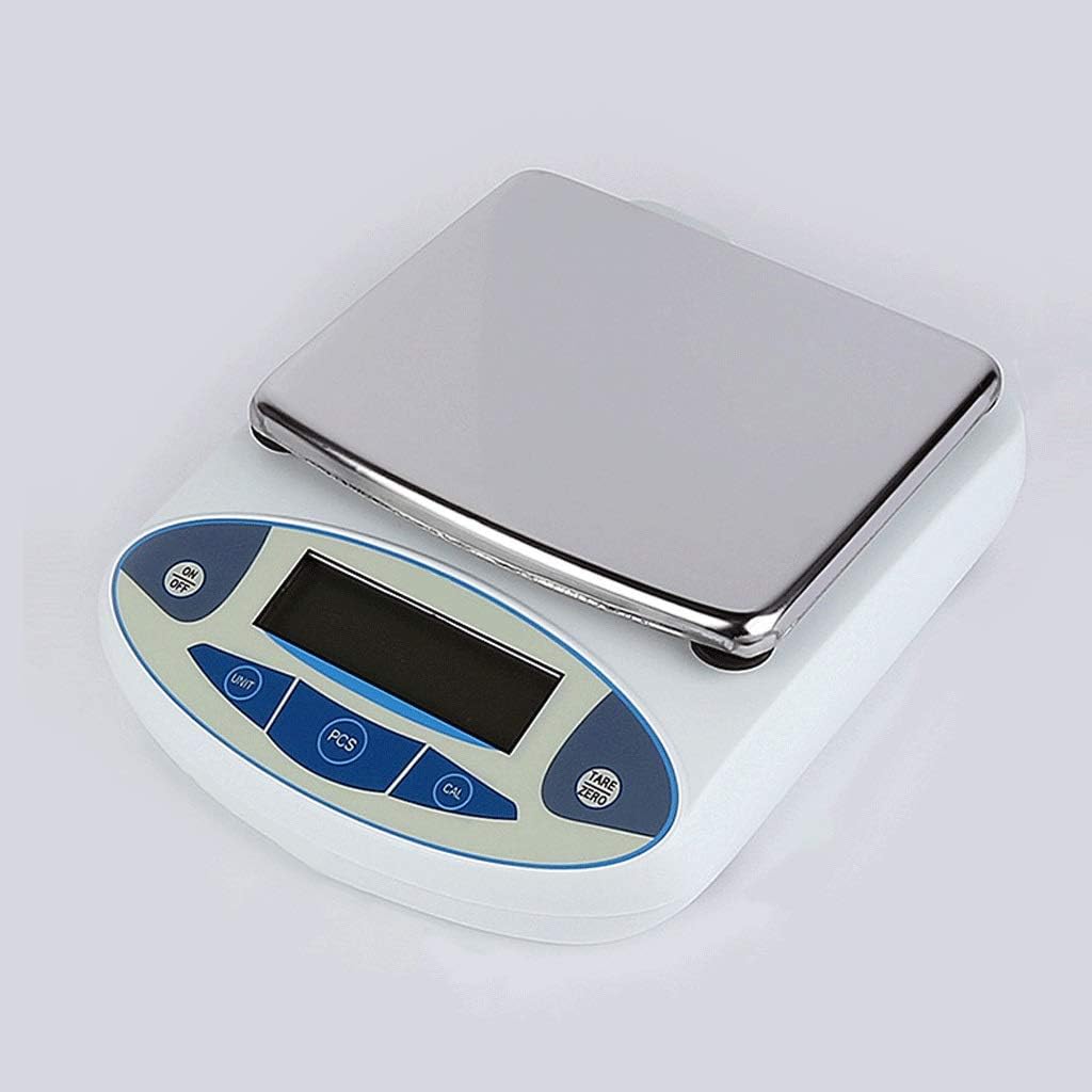 Precision Laboratory Balance, Kitchen Scales 0.1g Postal Scales Multiple Capacity 3kg,5kg,10kg,15kg,20kg,30kg Suitable for Laboratories,Post (20kgx0.1g)
