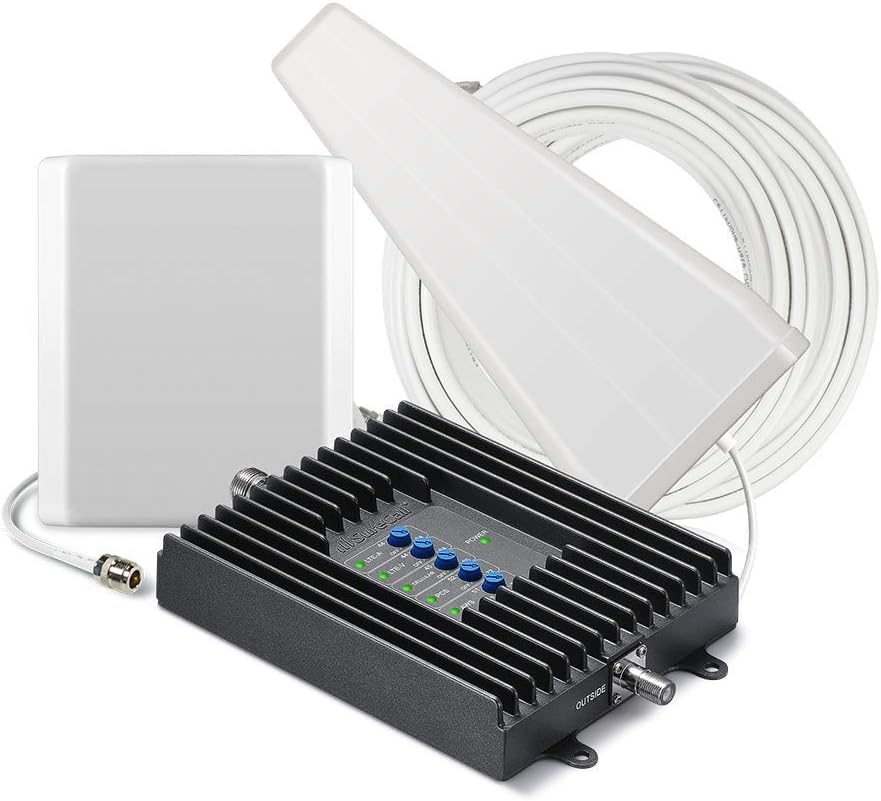 SureCall Fusion4Home Yagi Panel | High-Performance 5G/4G Cell Phone Signal Booster for Home up to 5000 sq ft | Strongest Gain All-Carrier Verizon AT&T T-Mobile US Cellular | FCC Certified USA Company