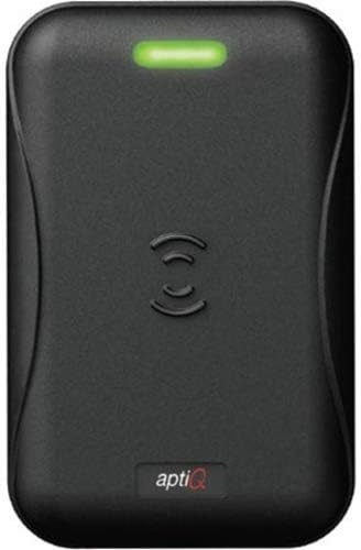 aptiQ MT15-485 Multi-Technology Single Gang Reader - Black