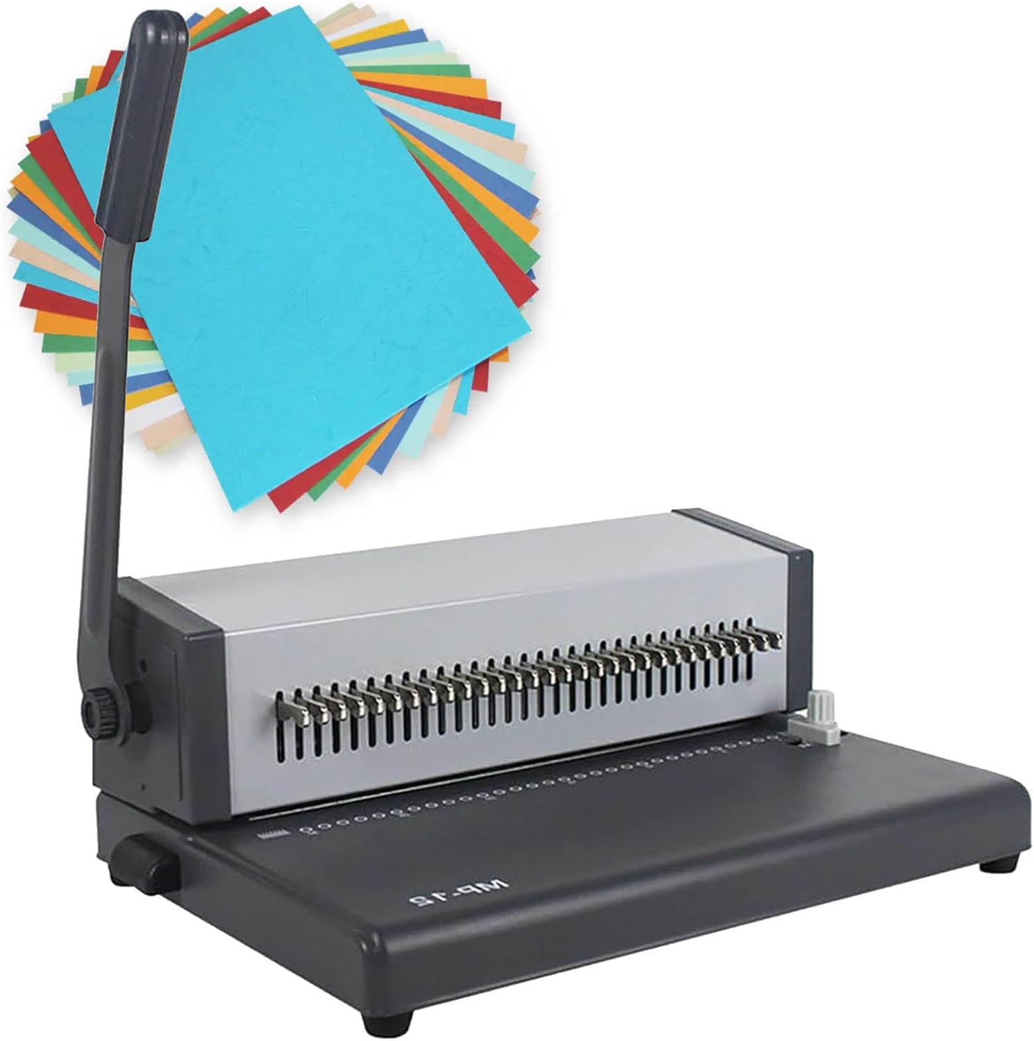 MTTXY Binding Machine, Spiral Binding Machine 30-Holes, 2.5/4.5/6.5mm Adjustable Margin,Comb Binding Machine for Letter Size,A4,A5 or Smaller Sizes