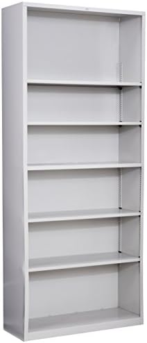 HON Steel Bookcases-6 Shelf Metal Bookcase, 34-1/2