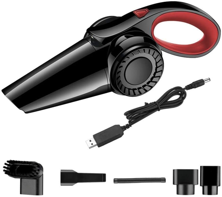 Handheld Vacuum Cordless, Cordless Handheld Vacuum Cleaner with Light and HEPA Filter, Car Vacuum, High Power 120W 4500PA Stronger Suction for Car Home Pet Kitchen Office