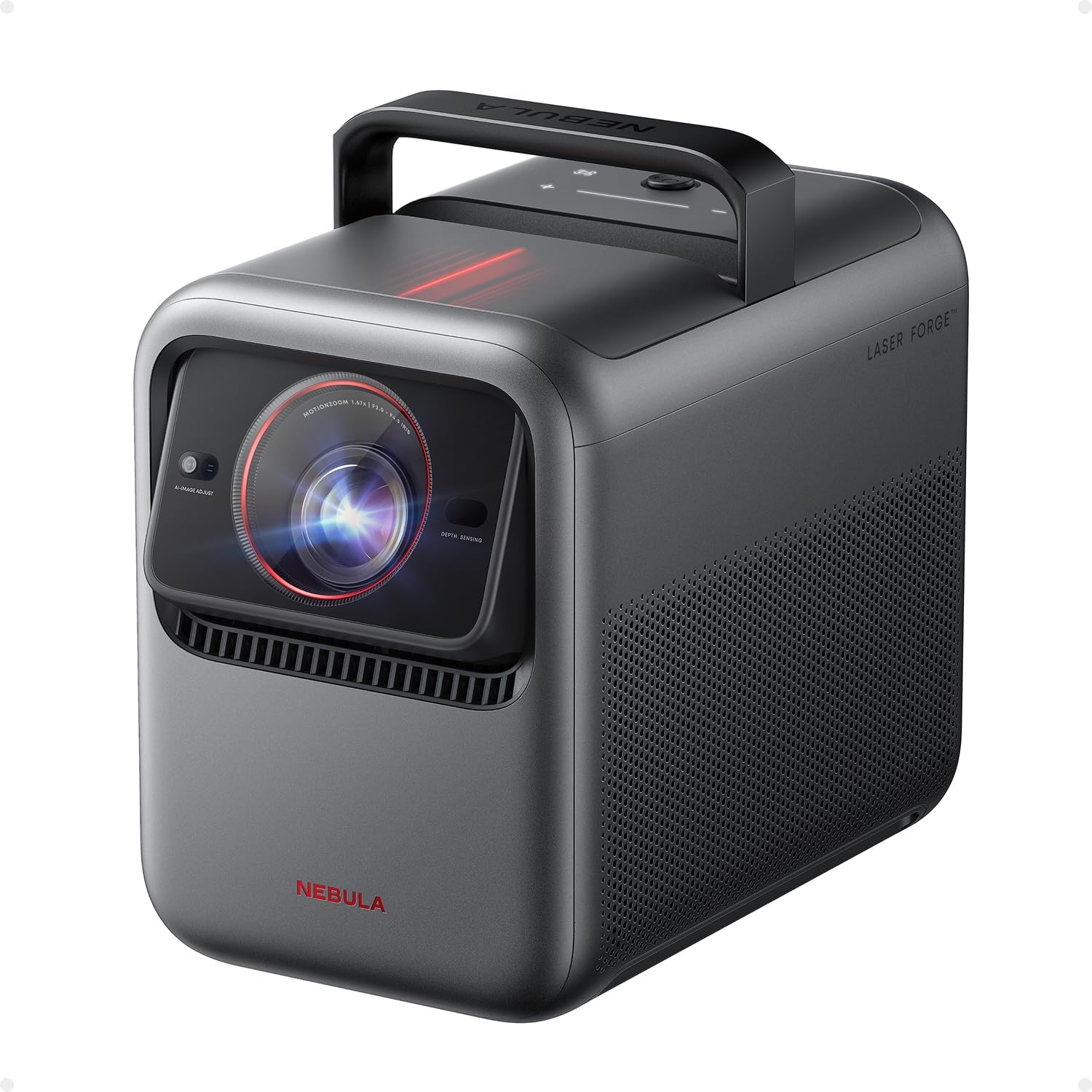 NEBULA X1 Triple Laser 4K Projector, Nebulamaster, 3500 ANSI Lumens, 56000:1 Contrast, 40W Stereo Sound, 0.9-1.5 Optical Zoom, Smart AI, Dolby Vision, 300