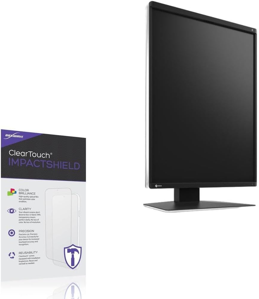 BoxWave Screen Protector Compatible with FSN FS-L1901D (19 in) - ClearTouch ImpactShield (2-Pack), Impenetrable Screen Protector Flexible Film