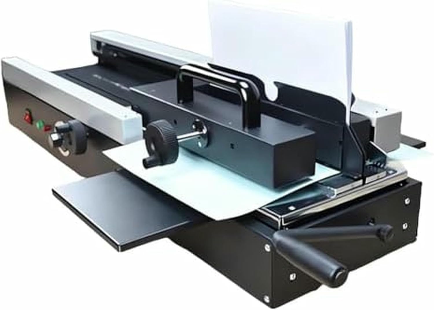 AFLEPCBRQ Wireless Hot Melt Glue Book Binding Machine, 1200W High Efficiency 200pcs/H for Office Documents Albums