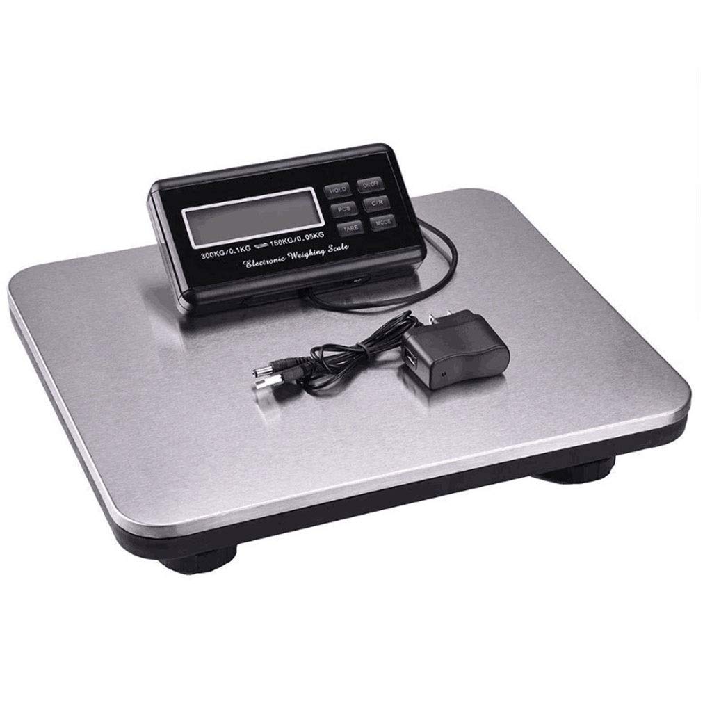 Postal Electronic Scales, 300kg LCD Display Commercial Express Mail Parcel Fruits Multifunctional Weighing Scales Home (300Kg/0.1kg)