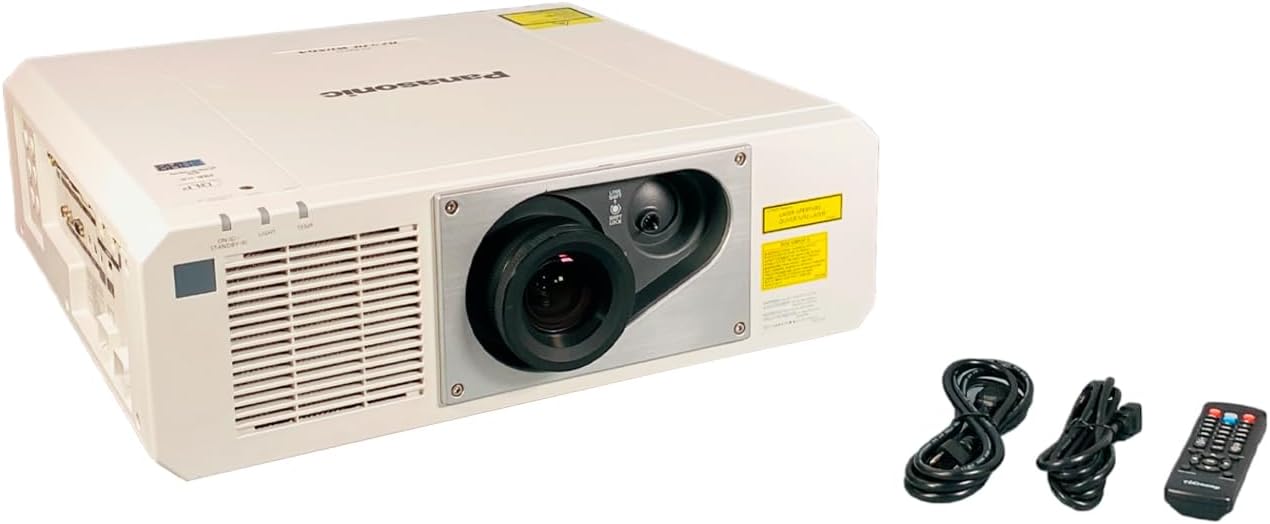 Panasonic PT-RZ570W DLP Projector WUXGA 5200 ANSI Laser Light Source Home Theater 1080p HDMI, bundle Remote Control Power Cord HDMI Cable (Renewed)