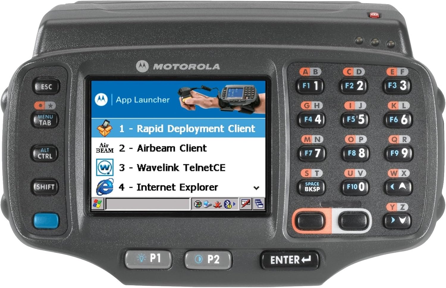 Zebra WT41N0 Wearable Terminal (802.11abgn, Touch, 512MB/2GB, CE7, Standard Battery)