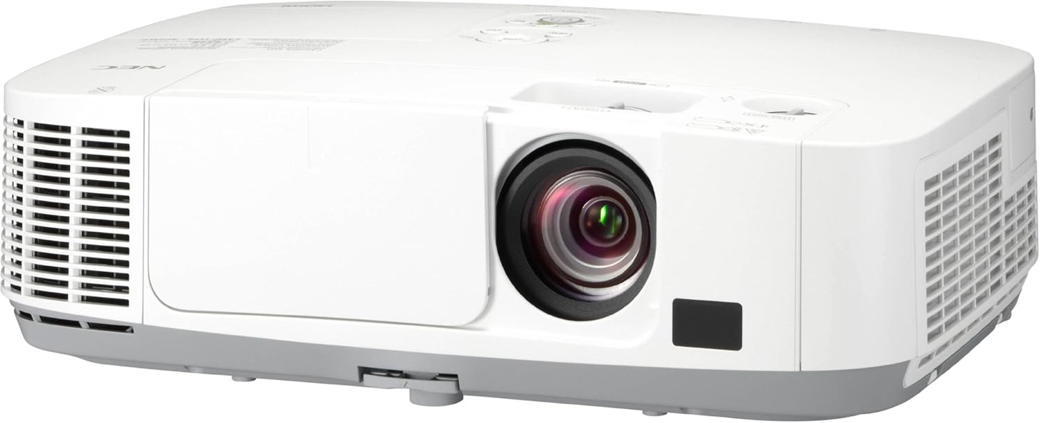 NEC NP-P451W LCD Projector 720p HDTV 16:10 F/1.7 - 2.1 AC 270 W SECAM NTSC, PAL 3500 Hour - 6000 Hour -1280 x 800 WXGA 4,000:1 4500 lm HDMI USB VGA In Ethernet 357 W NP-P451W (Renewed)