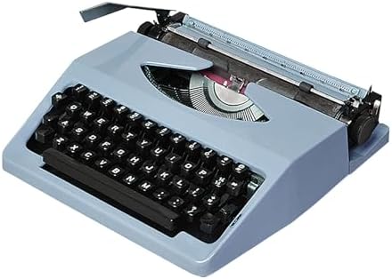 Retro Manual Typewriter for Writers - Portable Vintage Style Word Processor with Classic Fonts - Ideal for Home/Office, Typing Letters & Cards, Unique Gift