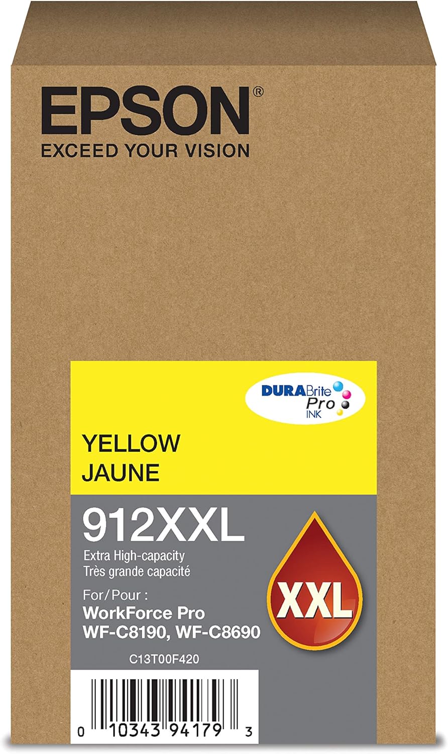 Epson DURABrite Pro T912XXL420 -Ink -Cartridge - Extra High Capacity Yellow