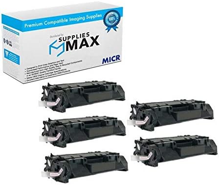 SuppliesMAX Compatible Replacement for Troy MICR M401N MICR Toner Cartridge (5/PK-6900 Page Yield) (02-81557-001_5PK)
