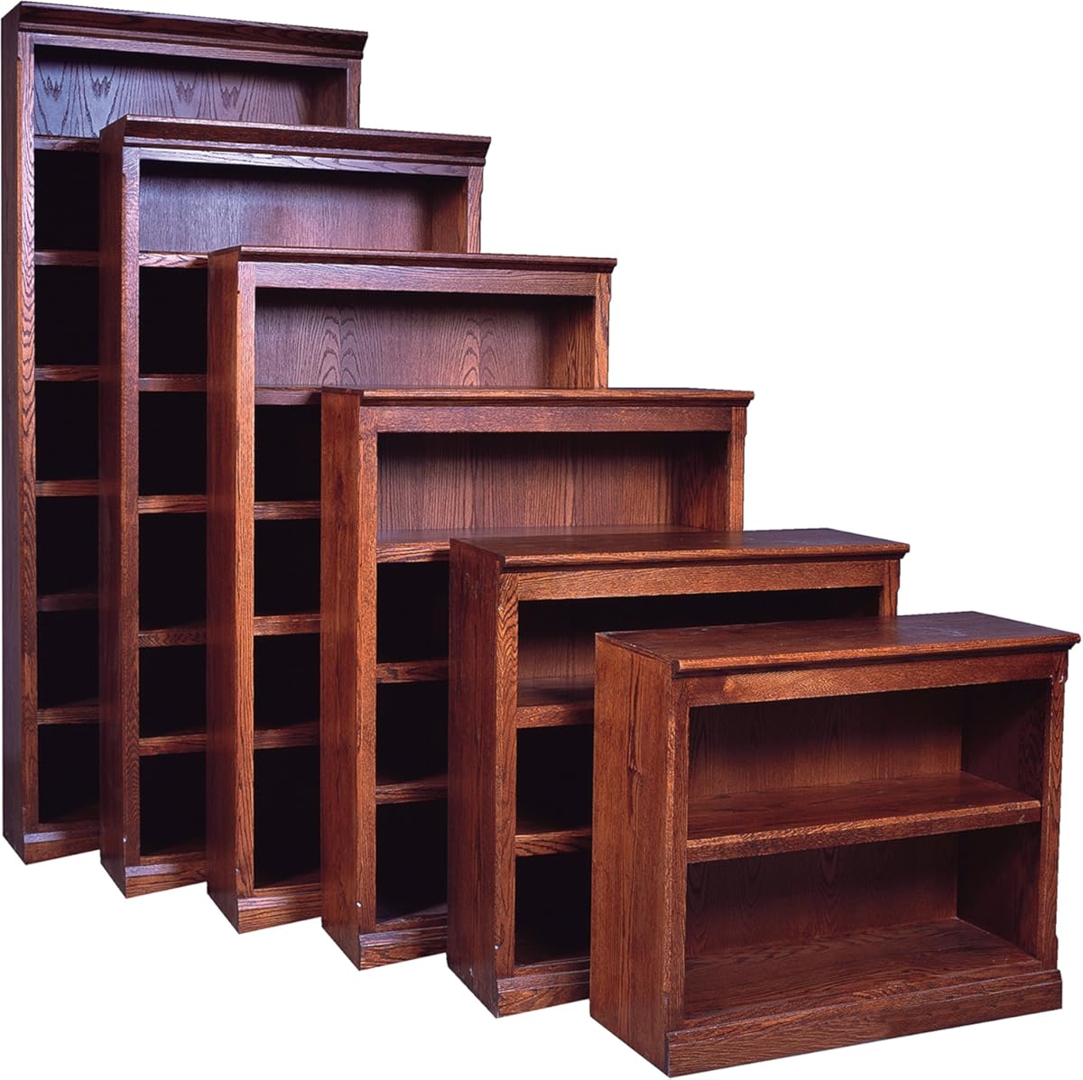 FOREST DESIGNS Mission Bookcase: 36W X 30H X 13D (One Bookcase) 30h Unfinished Alder