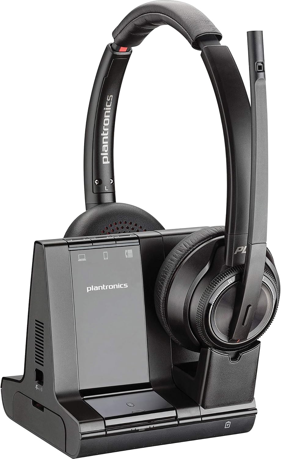 Plantronics Savi 8200 Series Wireless DECT Headset System (Renewed)