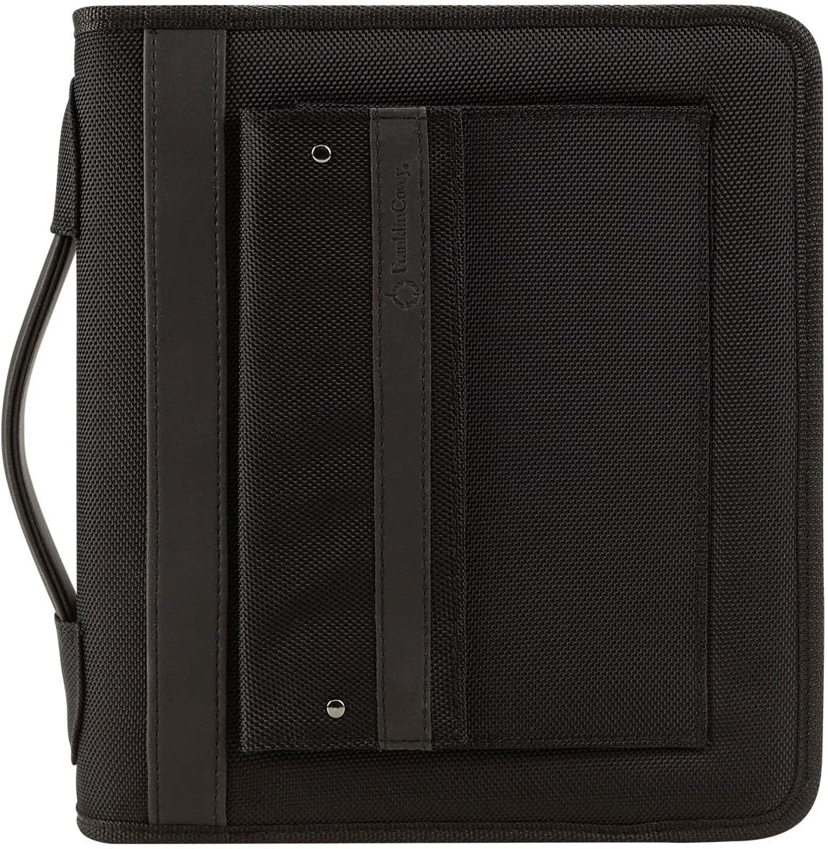 FranklinCovey - Friday Ring-Bound Binder for FranklinCovey Planners | Nylon - Zipper Binder with Handles (Classic, Black)