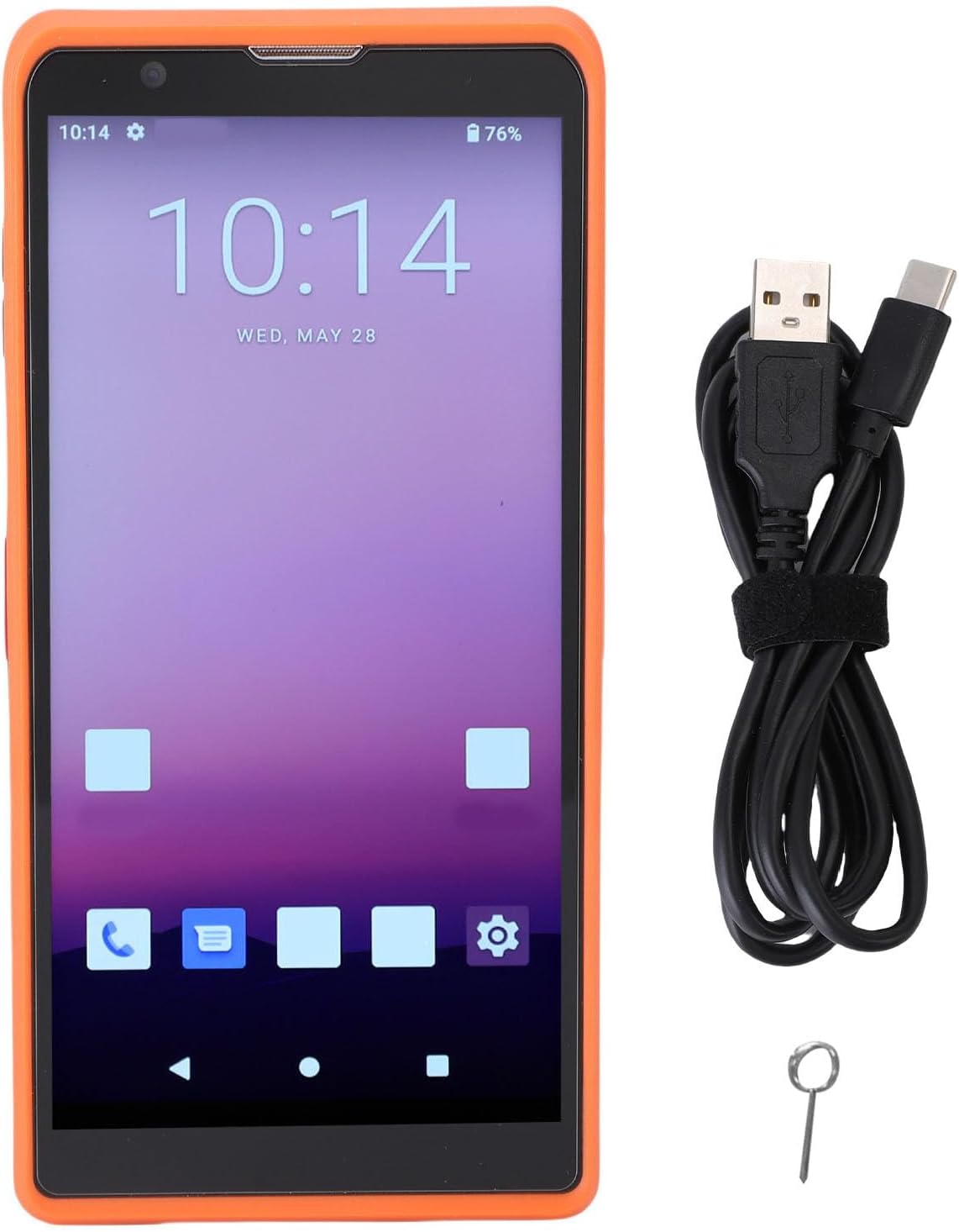 Hyuduo Android Handheld Mobile Data Terminal with NFC, 6 inch Touch Screen Barcode Scanner, 5000mAh Battery, IP67, for Logistics Warehouse